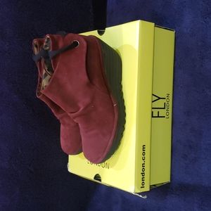 FLY LONDON WINE BOOTS